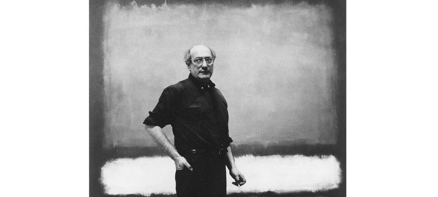 Unknown, Mark Rothko with No. 7, 1960, Reproduced courtesy of the Estate of Mark Rothko