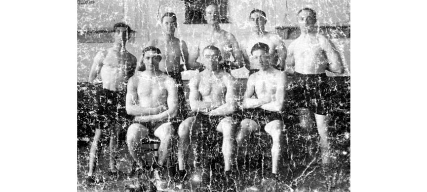 Спортсмены боксёрского клуба «Олимпия»