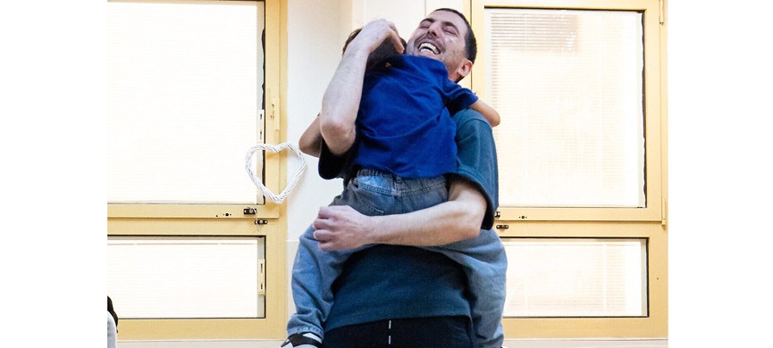 Элкан Бохбот с сыном