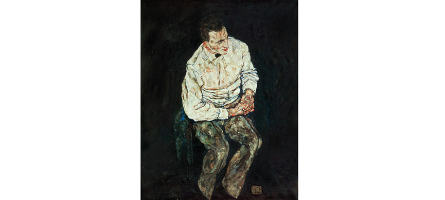 Портрет Карла Грюнвальда кисти Шиле