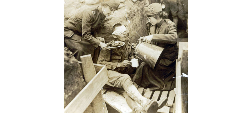 Во время Первой мировой солдат лечили пончиками