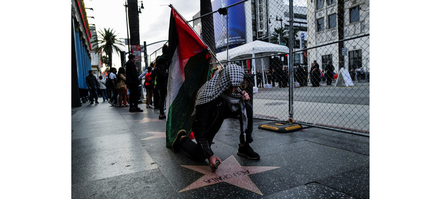 Акции против израильтян бушевали и на улицах Лос-Анджелеса