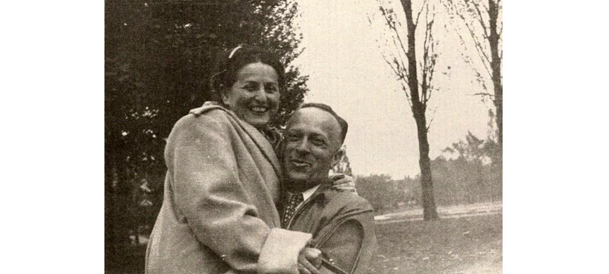 Янина Мельберг с мужем