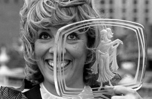 <p>That's Life presenter Esther Rantzen with her award for Female Personality of the Year award, which she received from the Royal Television Society.</p>